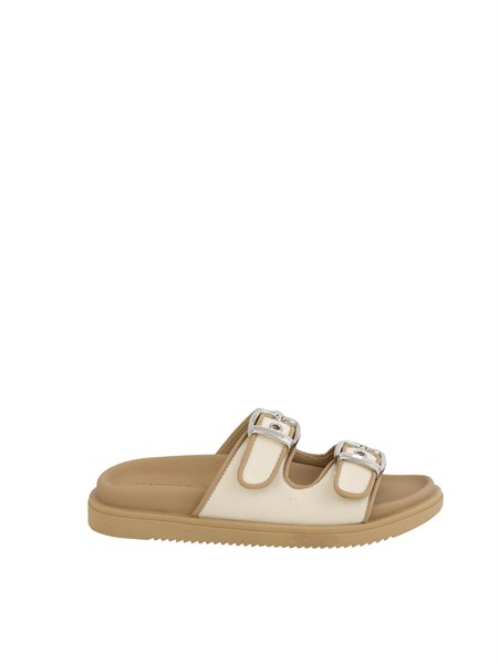 sandali cotone donna marella beige giralda