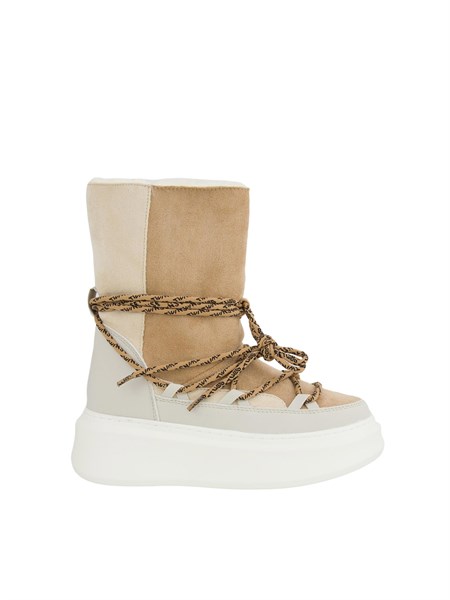 stivali poliestere donna twin set beige 232lipzww