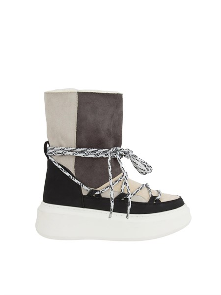 stivali poliestere donna twin set grigio 232lipzww