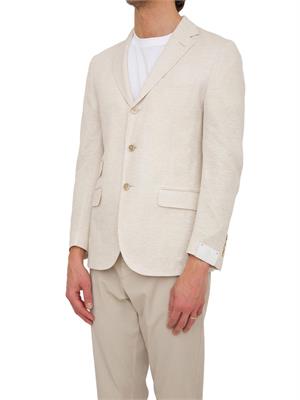 GIACCA MONOPETTO ELEVENTY AVORIO in UOMO