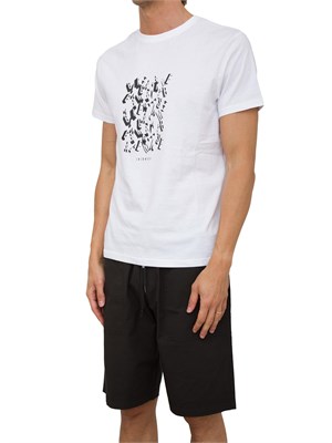 T-SHIRT BIKKEMBERGS BIANCO in UOMO