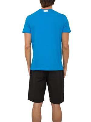 T-SHIRT BIKKEMBERGS AZZURRO in UOMO