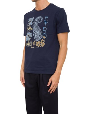 T-SHIRT ETRO BLU in UOMO