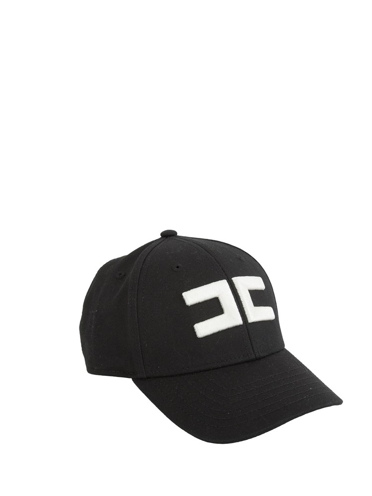Cappello da baseball nero Elisabetta Franchi con logo
