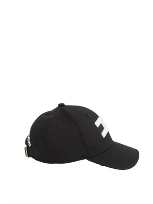 Cappello da baseball nero Elisabetta Franchi con logo in DONNA