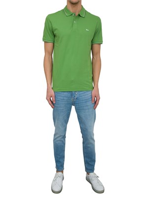 POLO HARMONT & BLAINE VERDE in UOMO