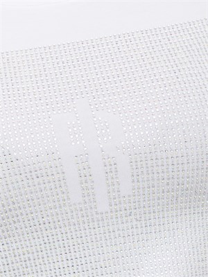 T-shirt con strass Fracomina bianco in DONNA