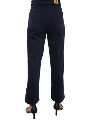 Pantalone in gabardina Emme Marella blu in DONNA