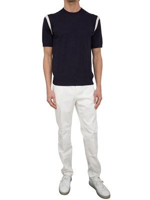 Maglia maniche corte Paolo Pecora blu in UOMO