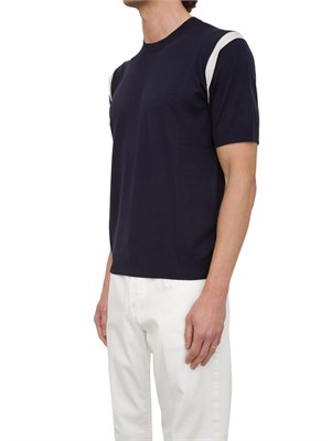 Maglia maniche corte Paolo Pecora blu in UOMO