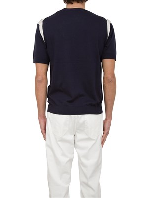 Maglia maniche corte Paolo Pecora blu in UOMO