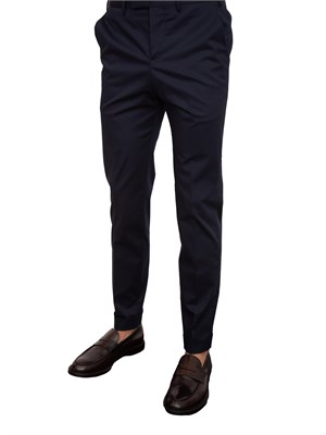 Pantalone PT Torino blu in cotone in UOMO
