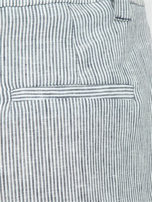 Pantaloni palazzo iBlues in misto lino a righe in DONNA