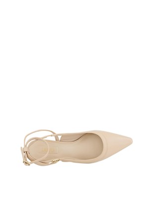 Slingback natural Liu Jo con tacco basso a cliessidra in DONNA