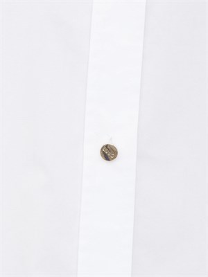 LIU JO Camicia boxy Liu-jo bianco in cotone in DONNA