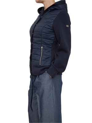 LIU JO Giubbino con cappuccio in scuba Liu-jo blu in DONNA