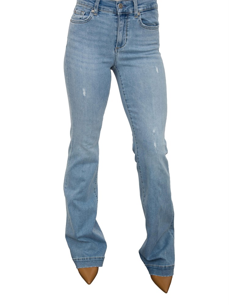 LIU JO Jeans Liu-jo a zampa blu con strass