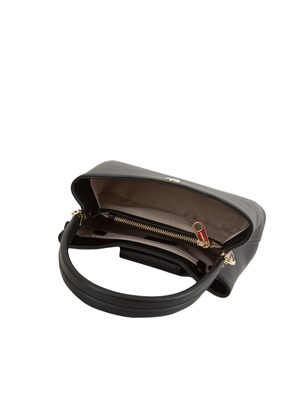 TWIN-SET Borsa a spalla nera Twinset ecopelle liscia in DONNA