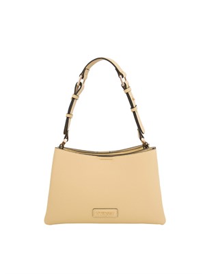 TWIN-SET Borsa a spalla gialla Twinset ecopelle martellata in DONNA
