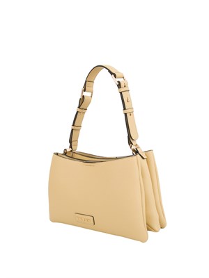TWIN-SET Borsa a spalla gialla Twinset ecopelle martellata in DONNA
