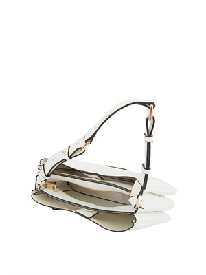 TWIN-SET Borsa a spalla celeste Twinset ecopelle martellata in DONNA