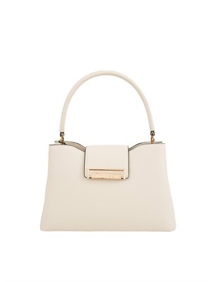 TWIN-SET Borsa a spalla avorio Twinset ecopelle liscia in DONNA
