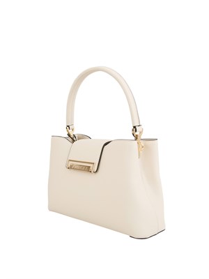 TWIN-SET Borsa a spalla avorio Twinset ecopelle liscia in DONNA
