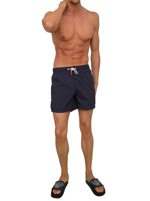 Costume uomo a pantaloncino Peuterey in nylon blu in UOMO