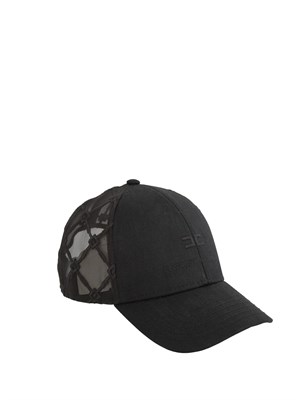 Cappello baseball Elisabetta Franchi con rete ricamo logo in DONNA