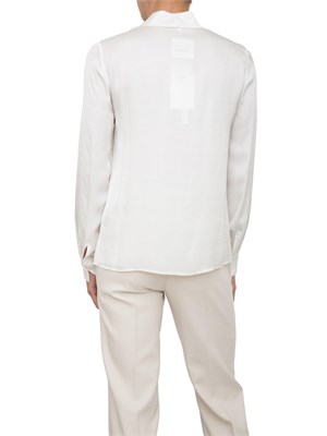 Camicia manica lunga Kocca in viscosa blu con bottoni nascosti in DONNA