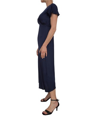 Abito midi Kocca blu effetto raso dallo stile minimal in DONNA