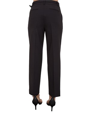 Pantalone elegante nero Kocca stile minimal con cintura in DONNA