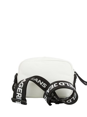 K.LAGERFELD Borsa a tracolla Karl Lagerfeld Jeans in nylon bianco con tasche in DONNA