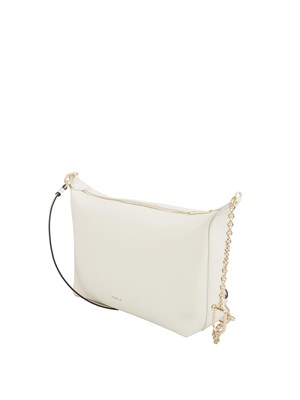 Borsa a tracolla donna Furla Nuvola in pelle color panna in DONNA