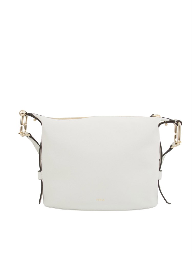 Borsa donna Furla Nuvola in pelle Victory color panna
