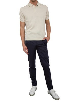 Polo Corneliani avorio in cotone in UOMO