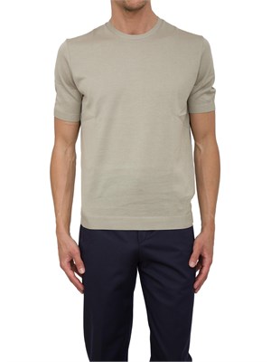 T-shirt in maglia girocollo Corneliani in cotone in UOMO