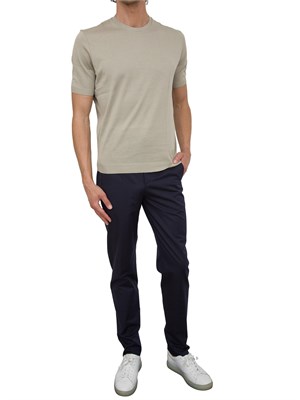 T-shirt in maglia girocollo Corneliani in cotone in UOMO