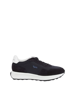 Sneakers Harmont & Blaine blu con suola bicolor in UOMO