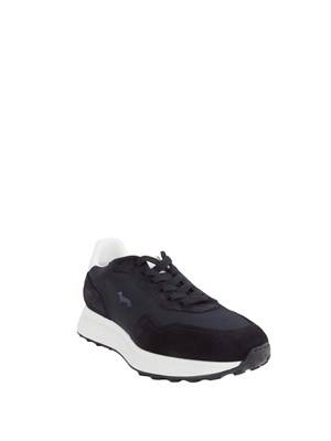 Sneakers Harmont & Blaine blu con suola bicolor in UOMO