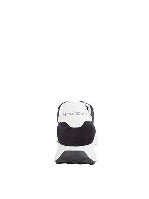 Sneakers Harmont & Blaine blu con suola bicolor in UOMO