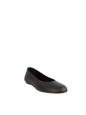 MAX MARA WEEKEND Ballerina flat Max Mara in nappa nera in DONNA