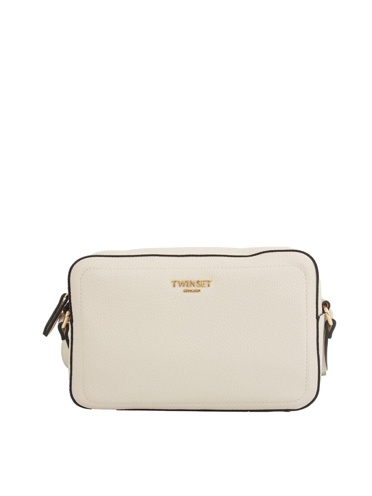 TWIN-SET Borsa a tracolla Twinset in ecopelle beige