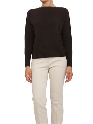 Maglia Marella in misto cashmere e viscosa marrone in DONNA