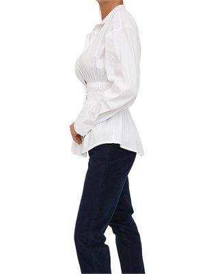Camicia donna Fracomina in popeline stretch bianco in DONNA