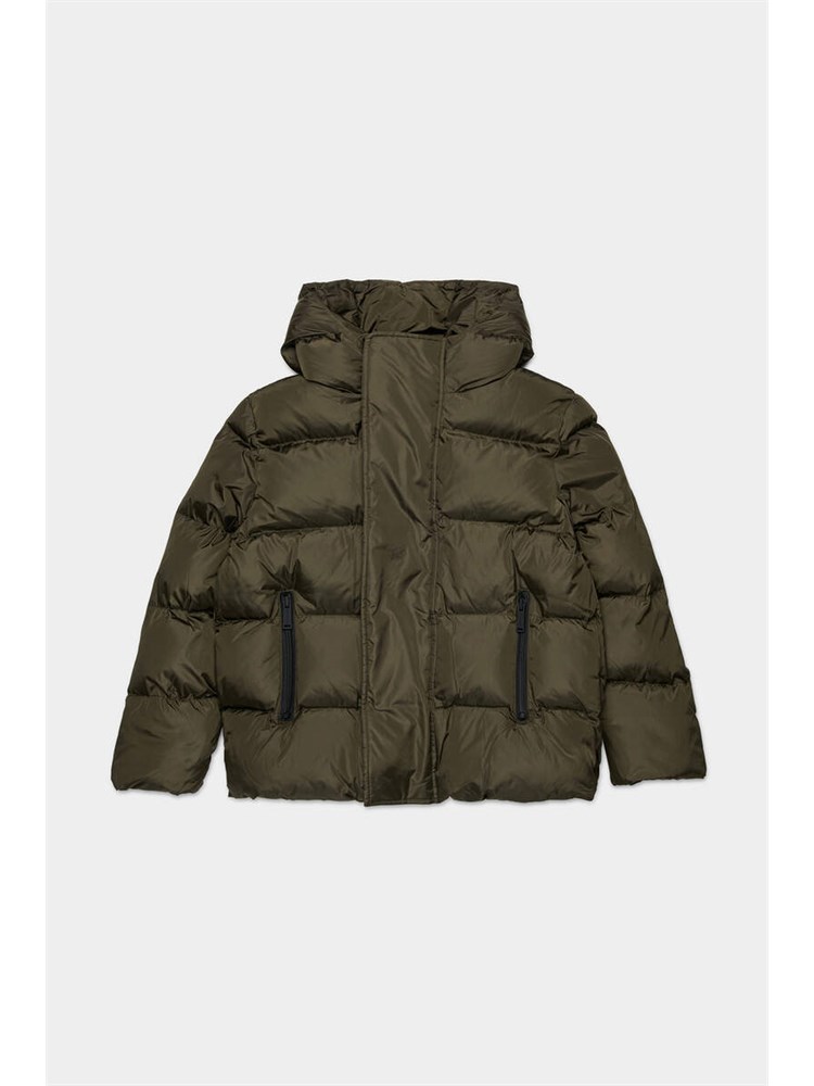 DSQUARED2 JUNIOR Giubbino Dsquared2 Kids verde in nylon trapuntato