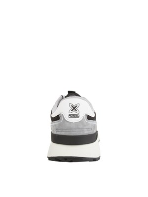 Sneakers Munich Dynamix 10 in pelle e tessuto bianco e nero in UOMO