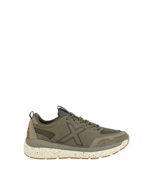 Sneakers Munich Kava 25 in pelle verde in UOMO