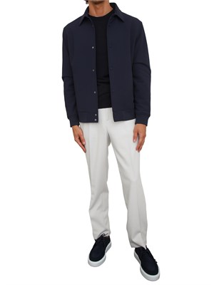 Giubbino Antony Morato regular fit in tessuto blu con eco-imbottitura DuPont Sorona in UOMO