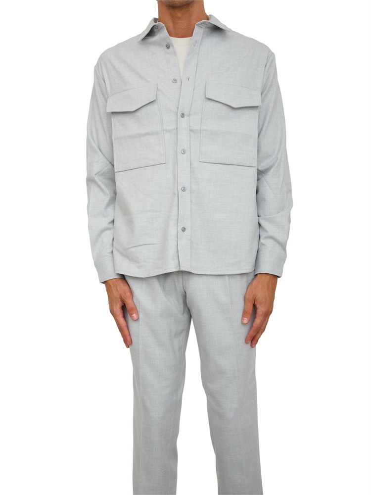 Camicia Antony Morato relaxed fit in misto viscosa grigia dal tocco caldo
